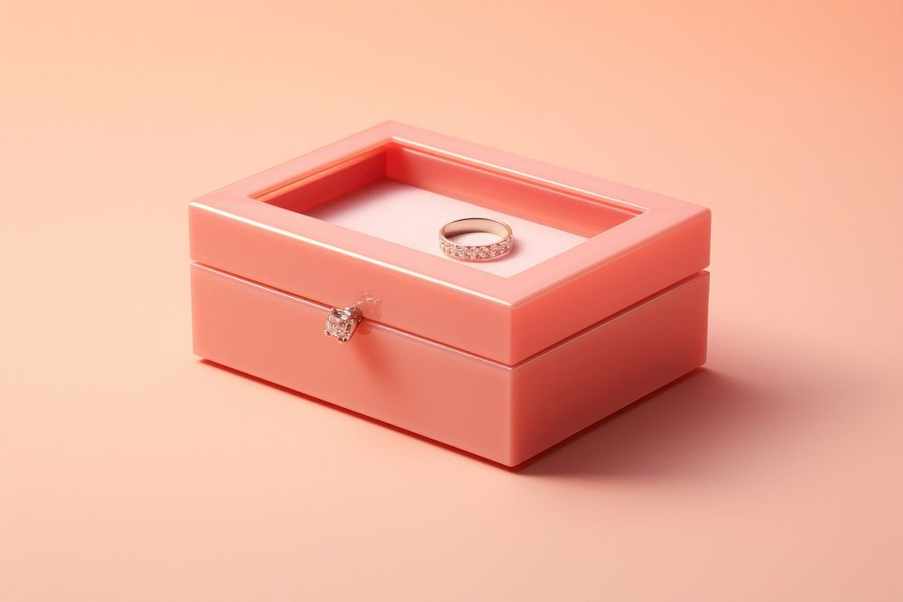 Jewelry box drawer pink. AI generated Image by rawpixel.