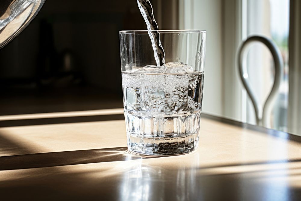 Glass drink water refreshment. AI generated Image by rawpixel.
