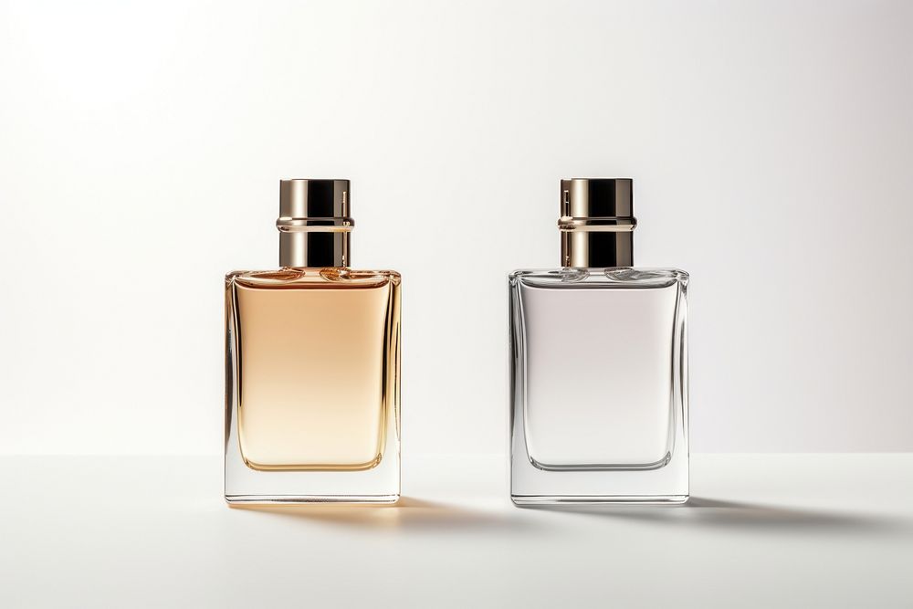 Perfume bottle cosmetics white background. | Premium Photo - rawpixel