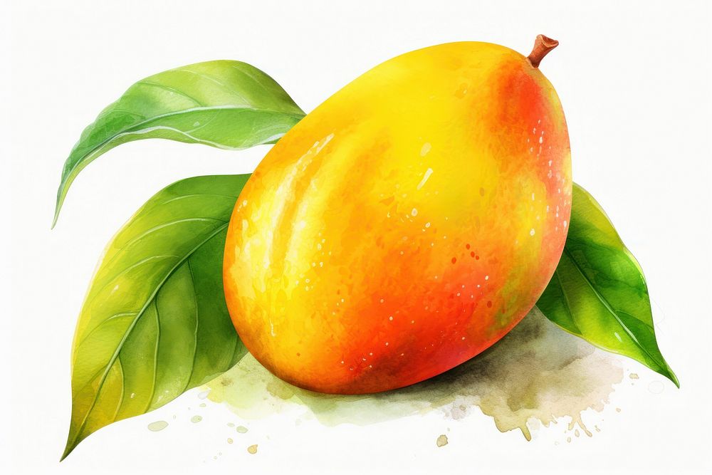 Mango fruit plant pear. AI generated Image by rawpixel.