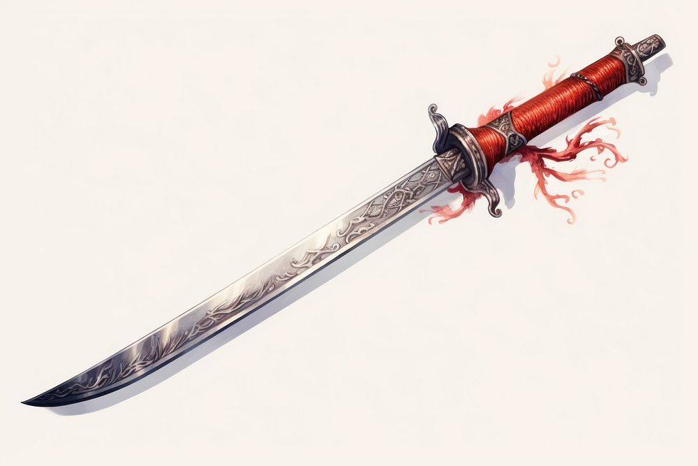 Sword weapon dagger knife. AI generated Image by rawpixel.