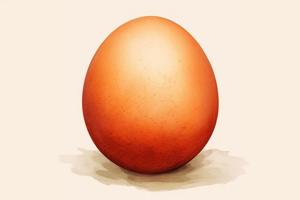 Egg simplicity freshness circle. AI generated Image by rawpixel.
