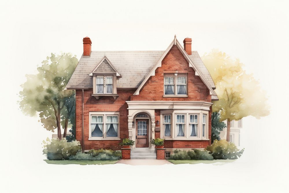 House architecture building cottage. AI generated Image by rawpixel.