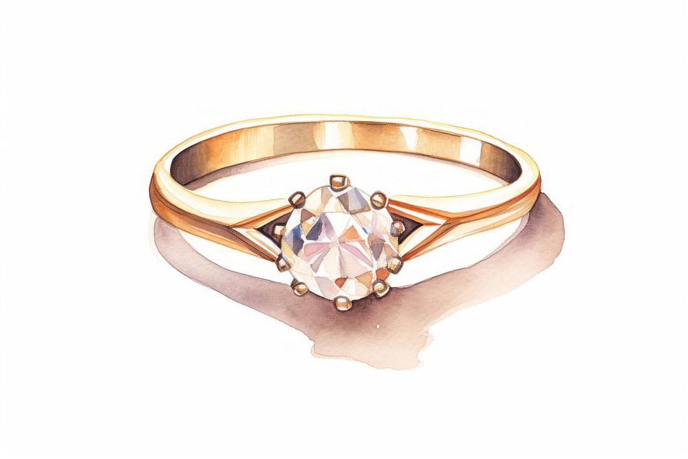 Diamond ring gemstone jewelry. AI | Free Photo Illustration - rawpixel