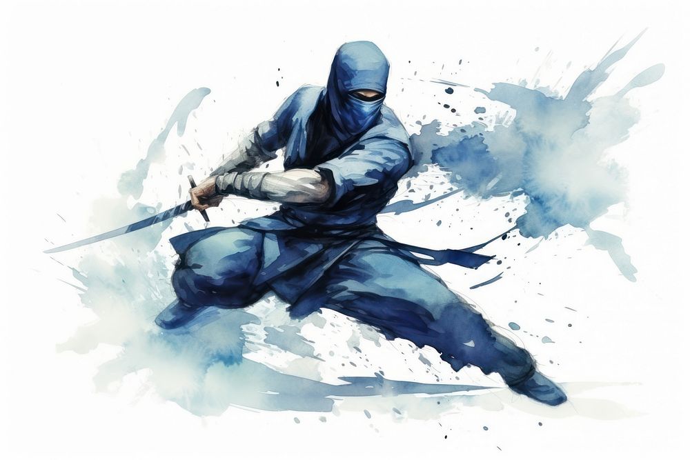 Adult sword ninja protection. AI generated Image by rawpixel.
