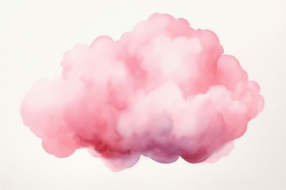 Cloud smoke pink creativity. AI generated Image by rawpixel.