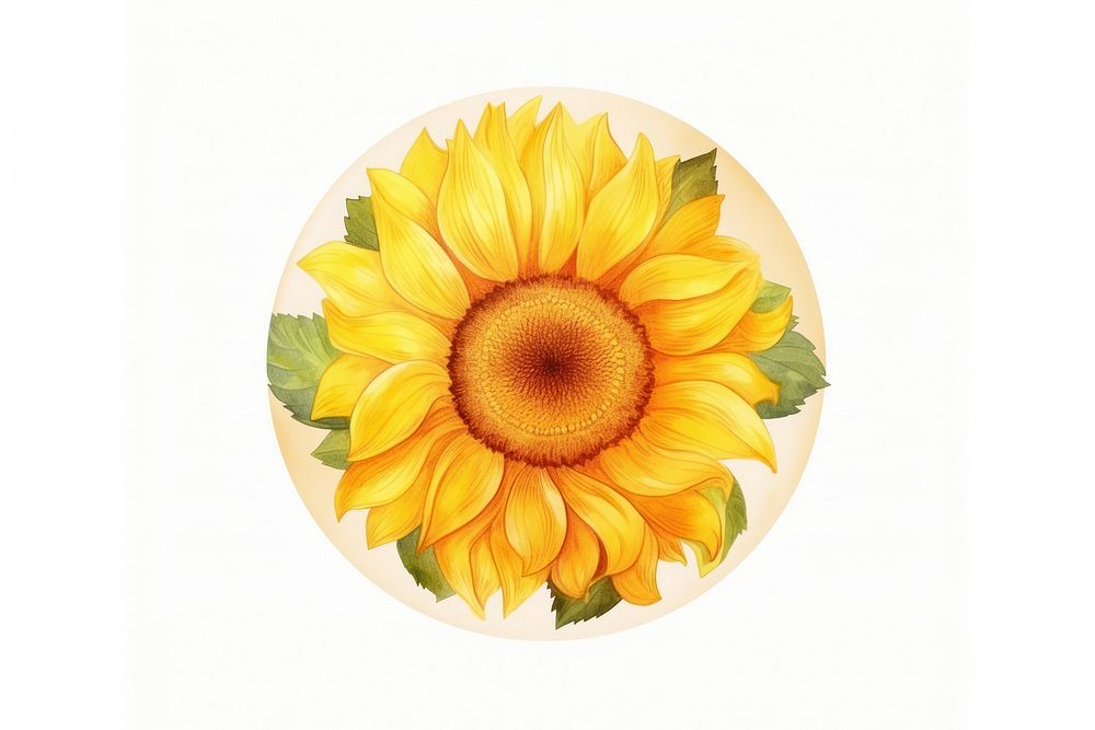 Sunflower plant inflorescence asteraceae. AI generated Image by rawpixel.