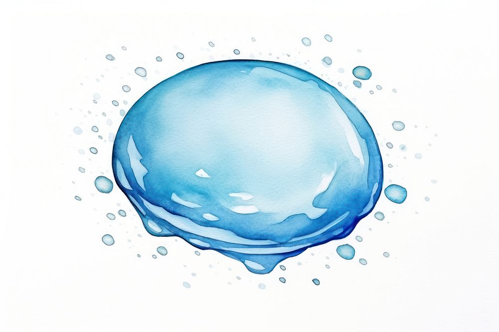Sphere drop transparent splattered. AI generated Image by rawpixel.