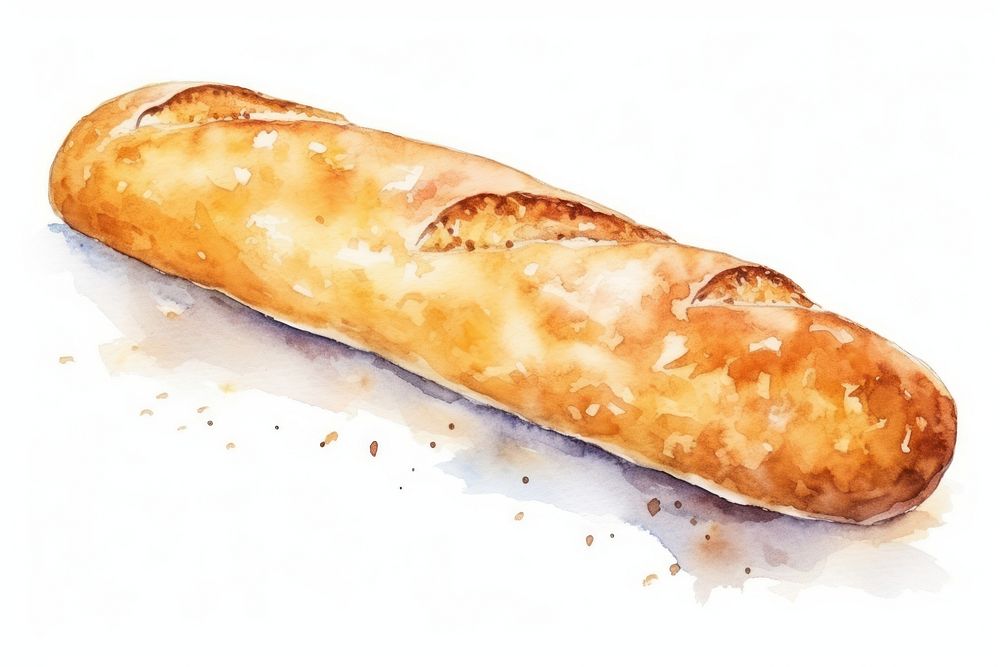 Baguette bread food bratwurst. AI generated Image by rawpixel.