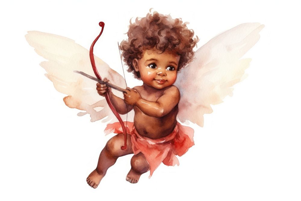 Cupid baby toy representation. AI generated Image by rawpixel.