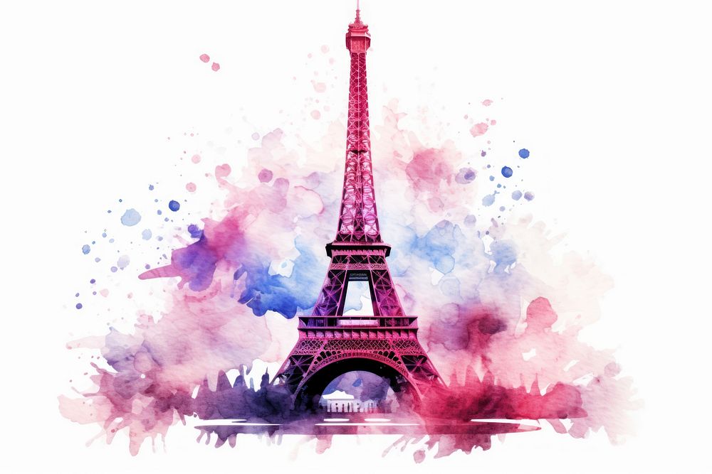 Tower architecture eiffel tower creativity. AI generated Image by rawpixel.