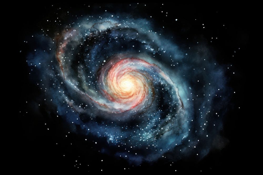 Astronomy universe outdoors galaxy. AI generated Image by rawpixel.