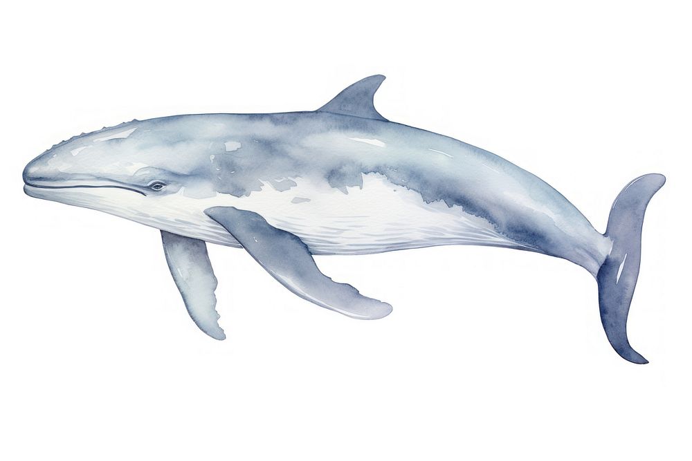 Whale dolphin animal mammal. AI generated Image by rawpixel.