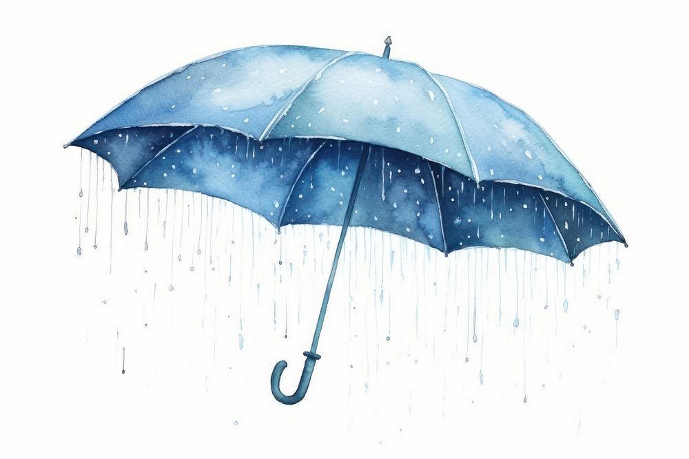 Umbrella rain protection sheltering. AI generated Image by rawpixel.