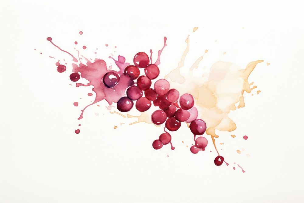 Grapes splattered creativity freshness. AI generated Image by rawpixel.