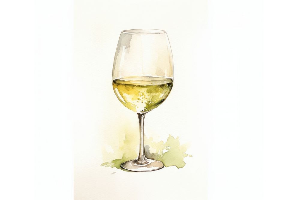 Glass wine drink refreshment. AI generated Image by rawpixel.