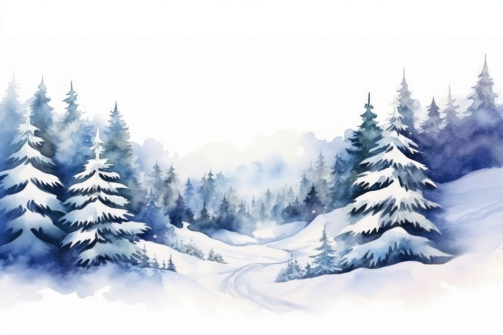 Outdoors scenery winter nature. AI generated Image by rawpixel.