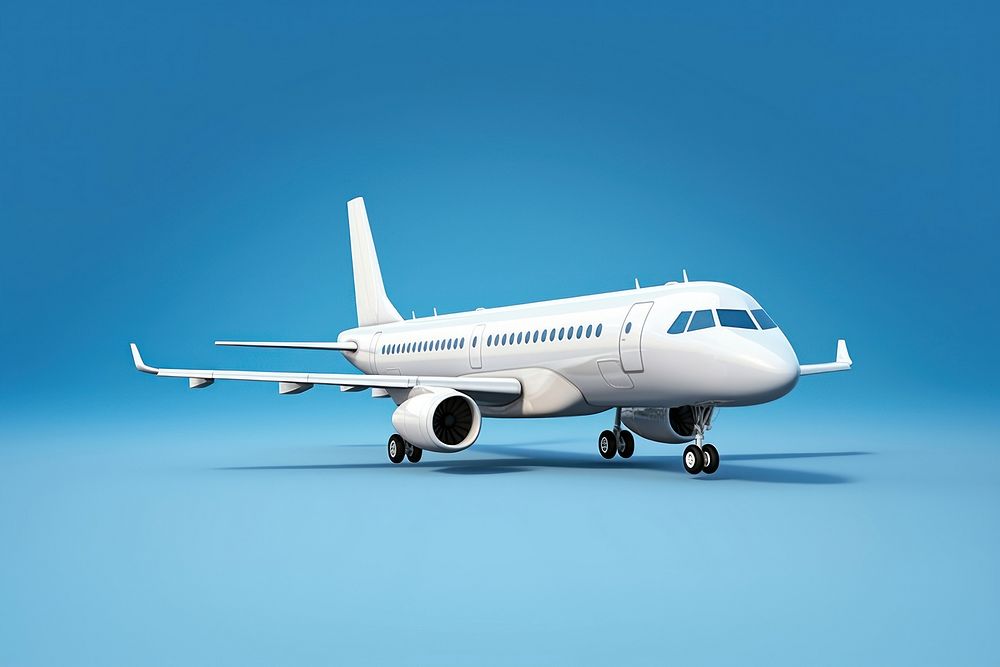Aircraft airplane airliner vehicle. AI generated Image by rawpixel.