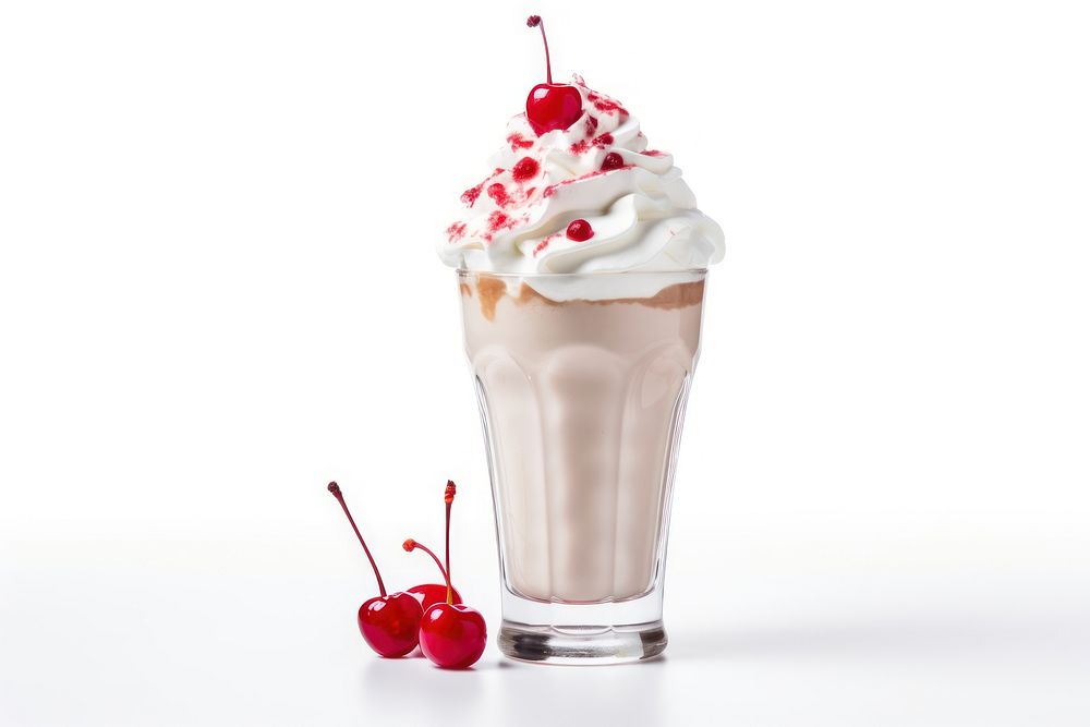 Cream milk smoothie dessert. AI generated Image by rawpixel.