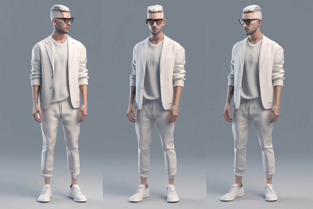 Fashion blazer adult men. AI generated Image by rawpixel.