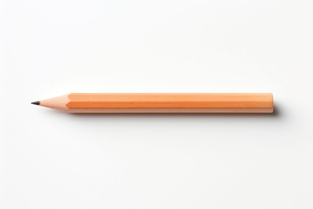 Pencil white background simplicity education. AI generated Image by rawpixel.