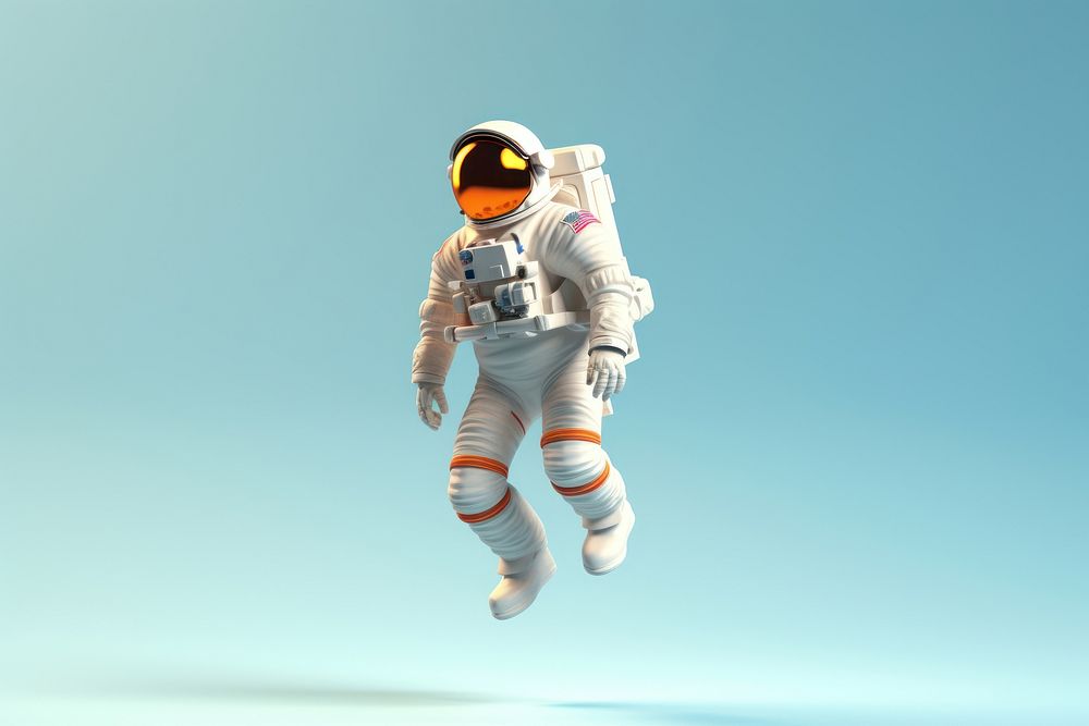 Astronaut space futuristic protection. AI generated Image by rawpixel.