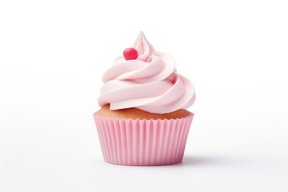 Cupcake dessert icing cream. AI generated Image by rawpixel.
