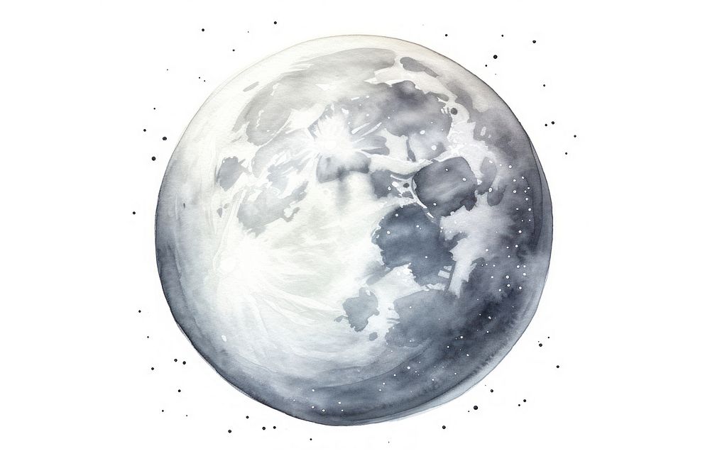 Astronomy planet space moon. AI generated Image by rawpixel.