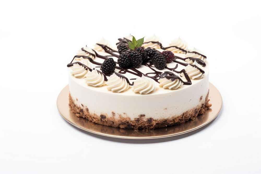 Cake cheesecake birthday dessert. AI generated Image by rawpixel.