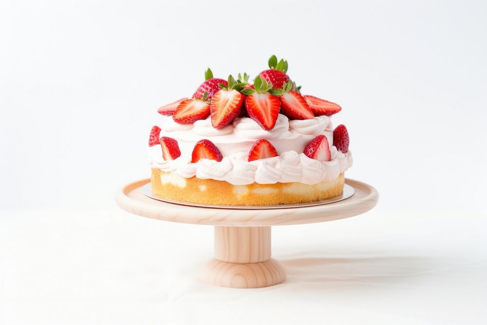 Strawberry cake dessert fruit. 