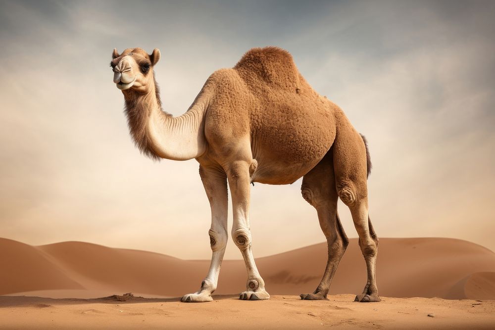 Camel mammal animal livestock. AI generated Image by rawpixel.