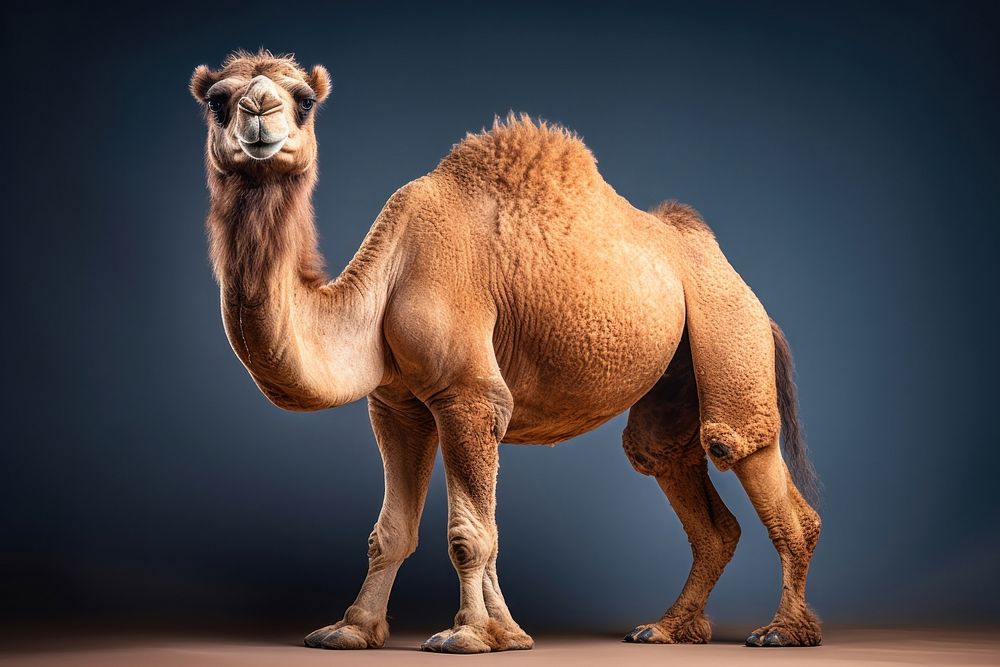 Camel animal mammal wildlife. AI generated Image by rawpixel.