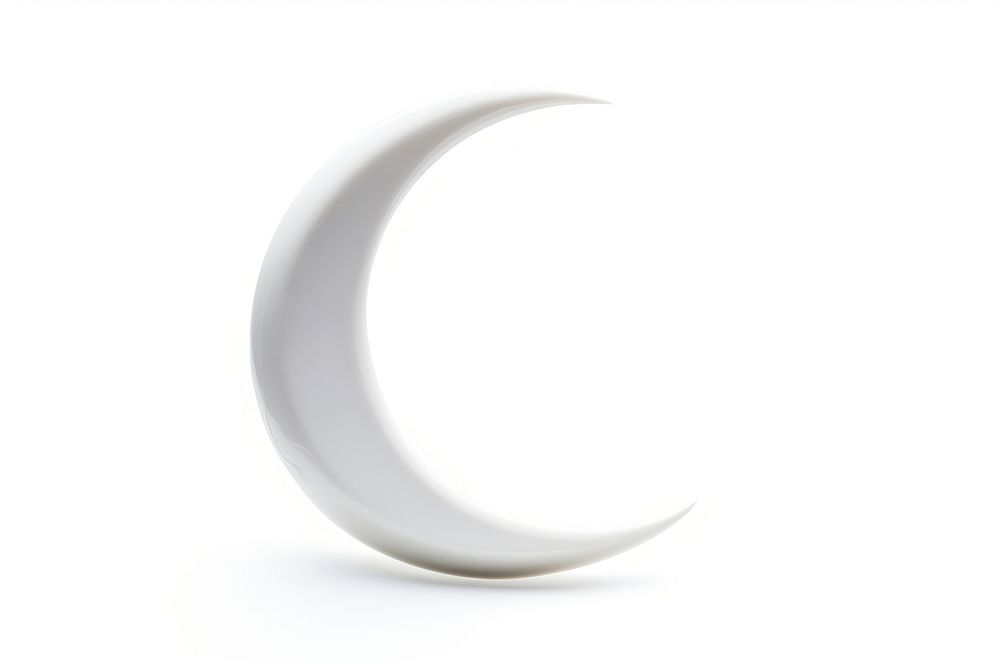 Moon crescent nature white. AI generated Image by rawpixel.