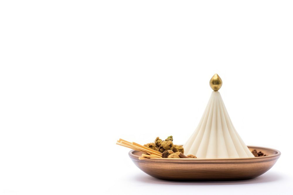 Incense food white background ingredient. AI generated Image by rawpixel.
