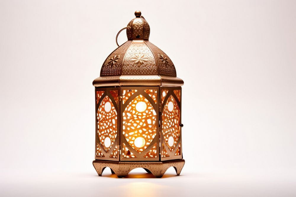 Lantern lamp white background architecture. AI generated Image by rawpixel.