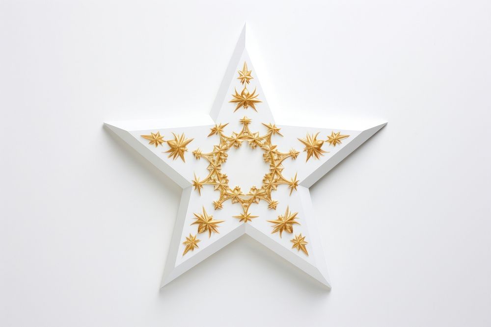 White star celebration decoration. AI generated Image by rawpixel.