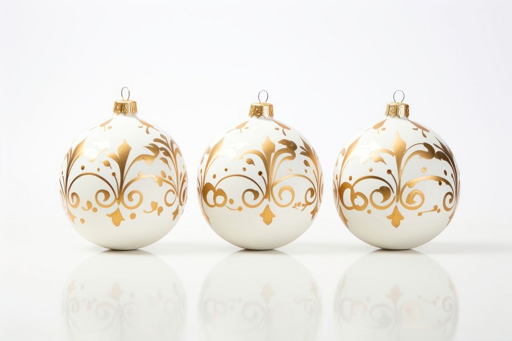 Decoration porcelain christmas earring. AI generated Image by rawpixel.