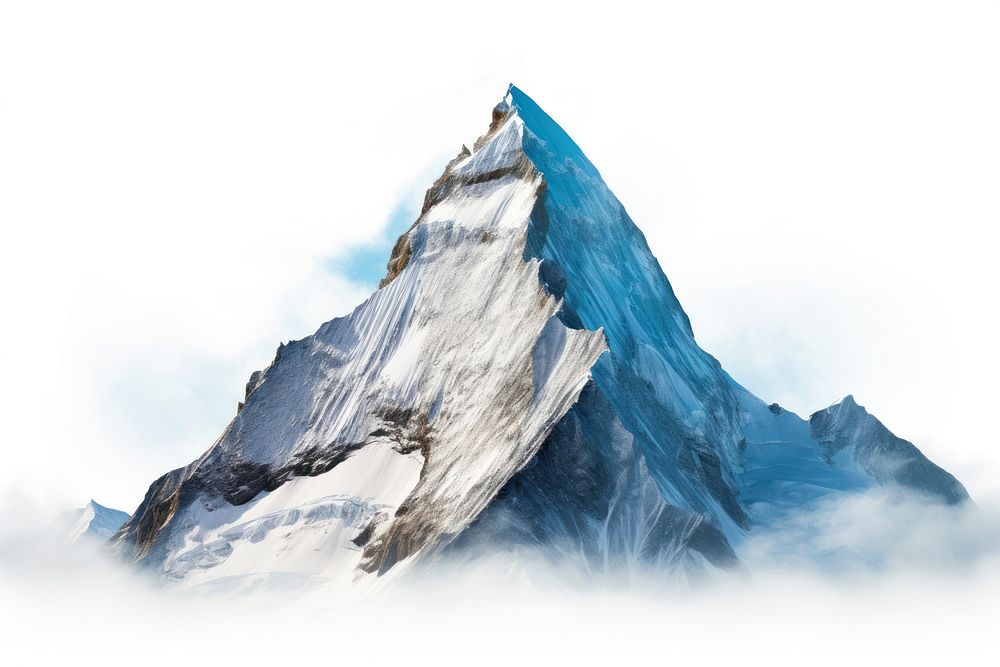 Mountain nature outdoors glacier. AI generated Image by rawpixel.