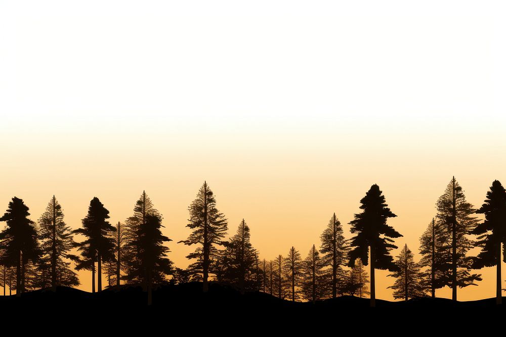 Silhouette sunlight outdoors nature. AI generated Image by rawpixel.