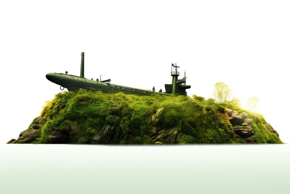 Submarine vehicle transportation battlecruiser. AI generated Image by rawpixel.