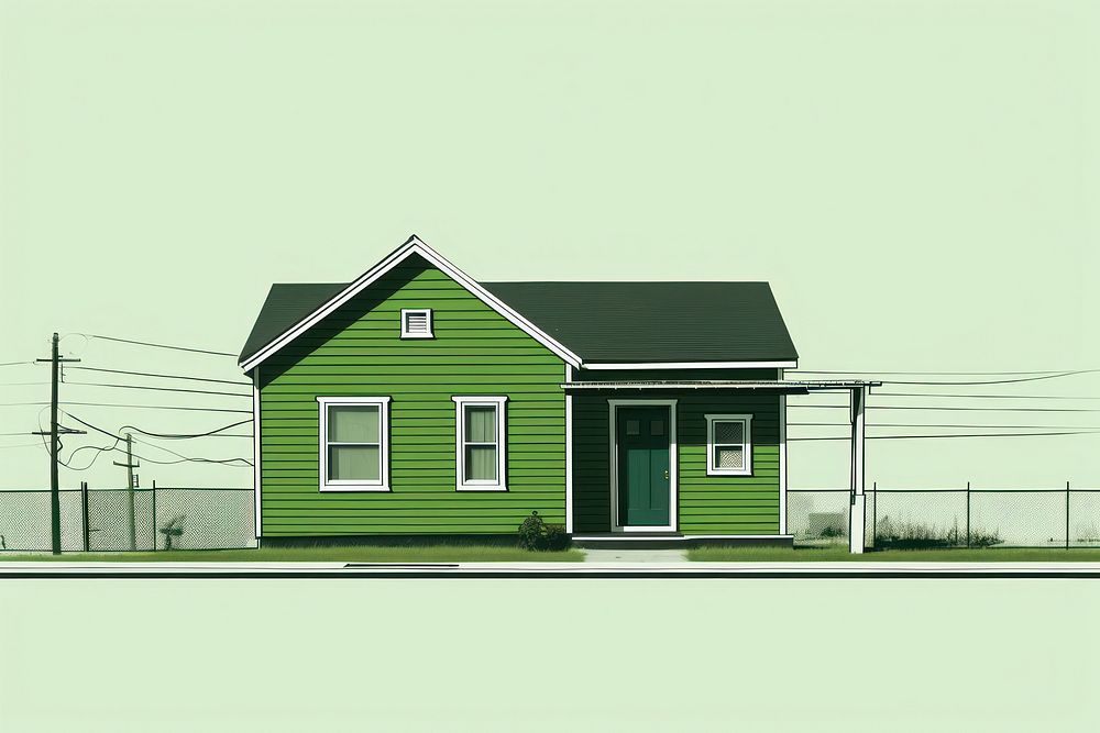 House architecture building outdoors. AI generated Image by rawpixel.