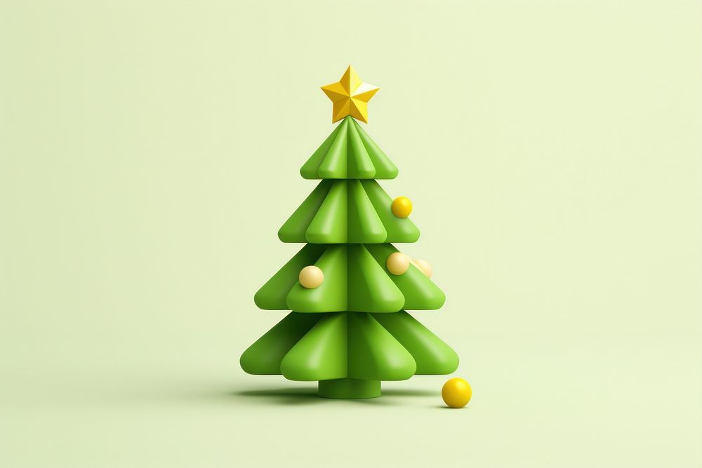 Christmas toy green tree. AI generated Image by rawpixel.
