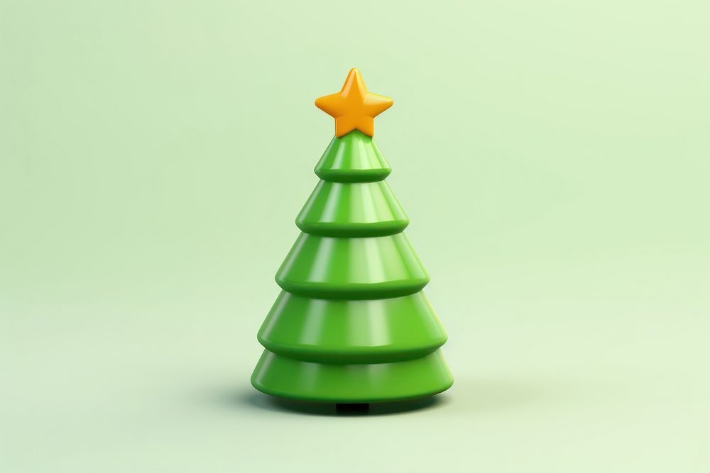 Christmas green tree toy. AI generated Image by rawpixel.