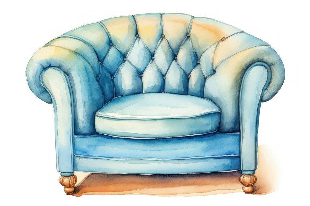 Furniture armchair comfortable creativity. AI generated Image by rawpixel.