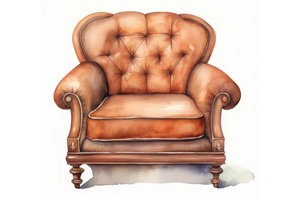 Furniture armchair relaxation recliner. 