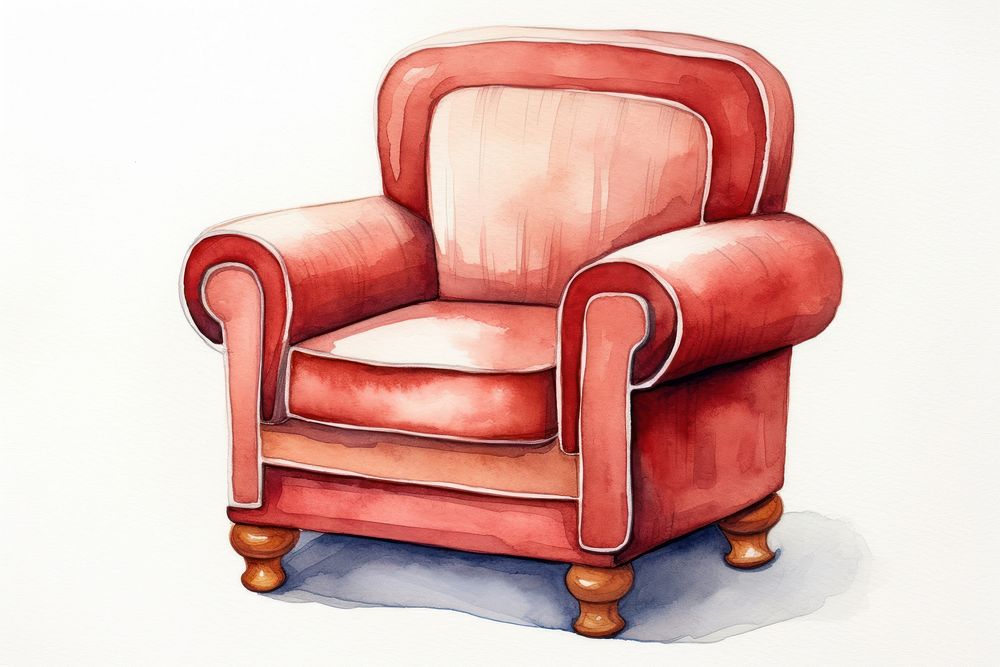 Furniture armchair comfortable creativity. AI generated Image by rawpixel.