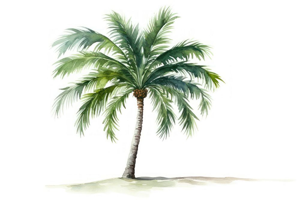 Tree plant tranquility palm tree. AI generated Image by rawpixel.