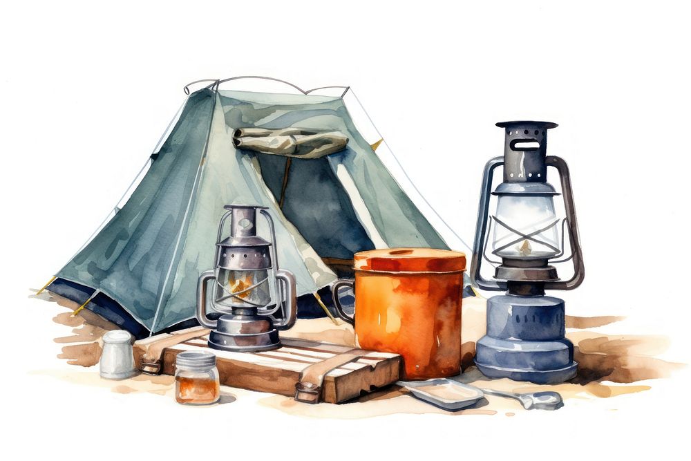 Camping outdoors tent container. AI generated Image by rawpixel.