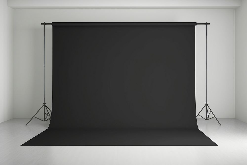 Studio backdrop mockup psd