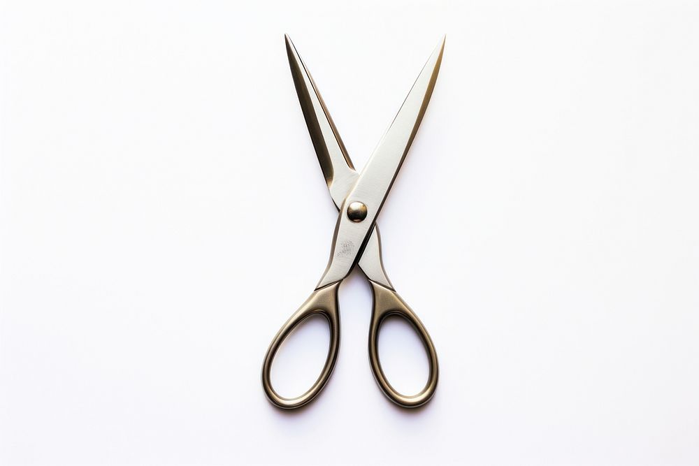 Scissors white background weaponry shears. AI generated Image by rawpixel.